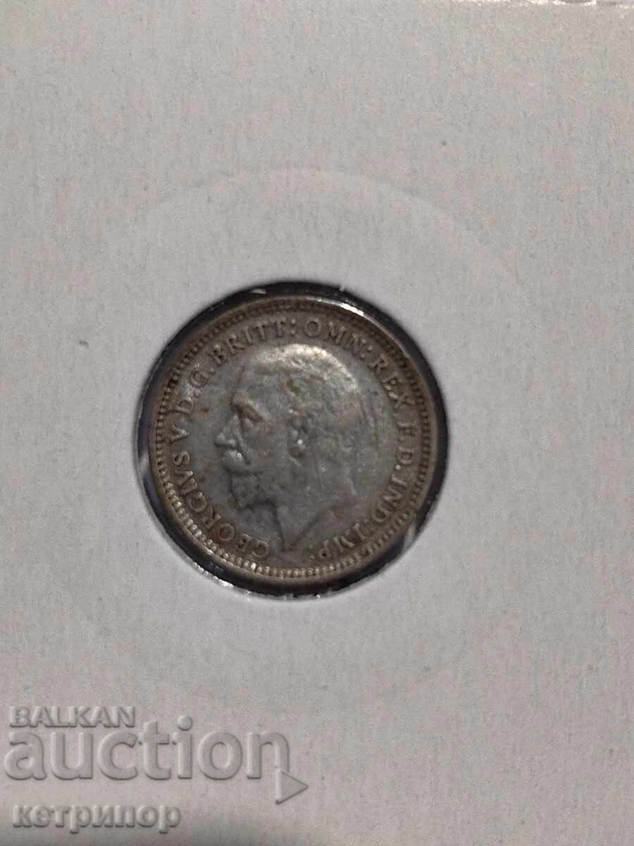 3 pence 1935 Great Britain silver with price 9.00 BGN | € 4.60 3 pence 1935 Great Britain silver with price 9.00 BGN | € 4.60
