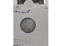 3 pence 1901 Marea Britanie argint