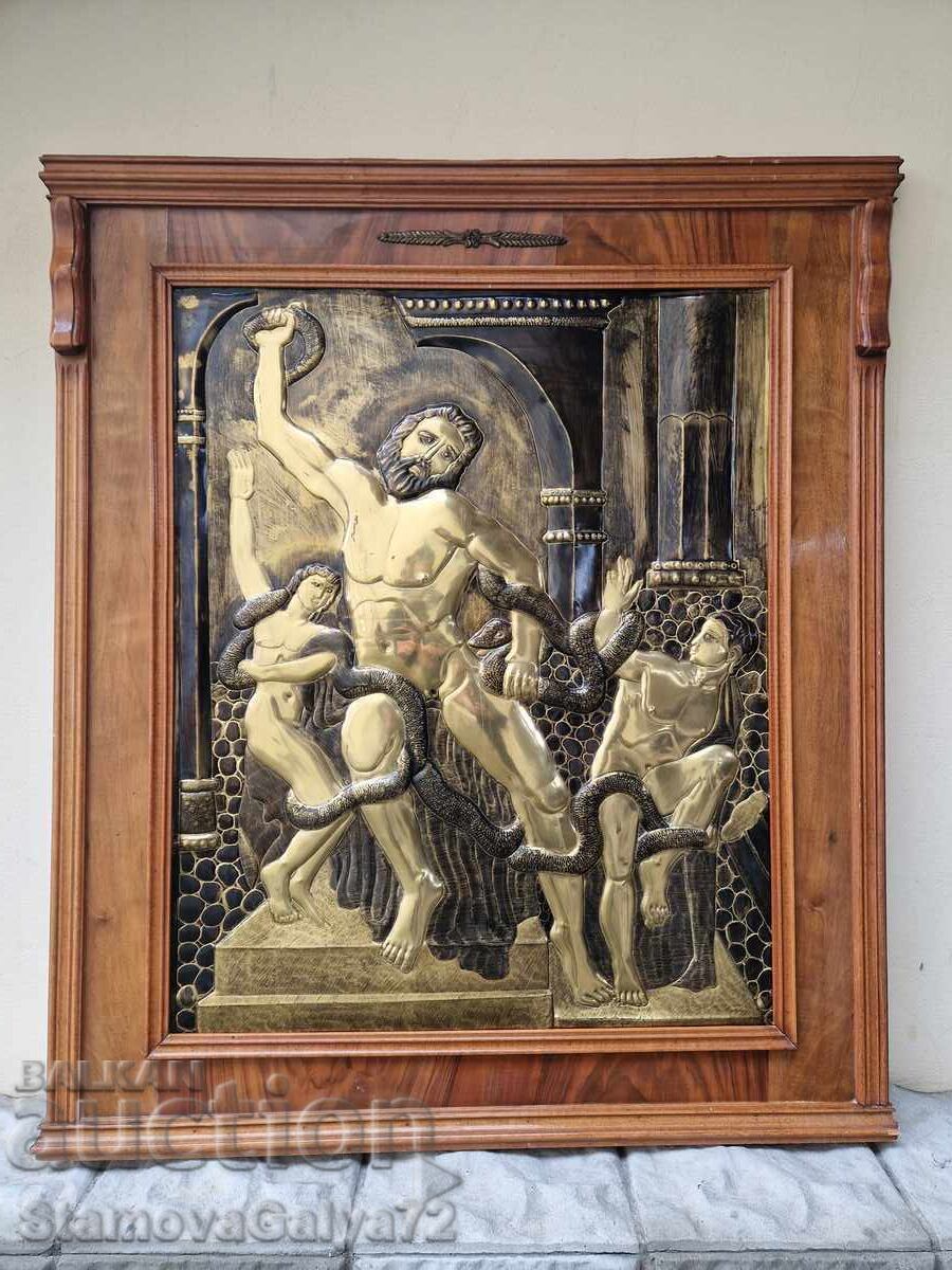 Υπέροχο πάνελ αντίκες από χαλκό με τιμή € 249.51 | 488.00 BGN