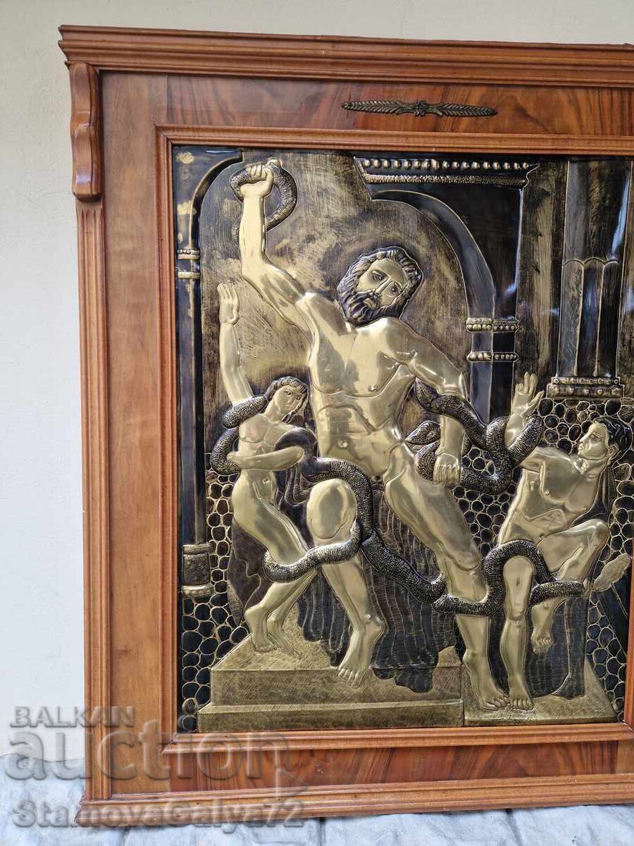 Υπέροχο πάνελ αντίκες από χαλκό - 5 Υπέροχο πάνελ αντίκες από χαλκό - 5