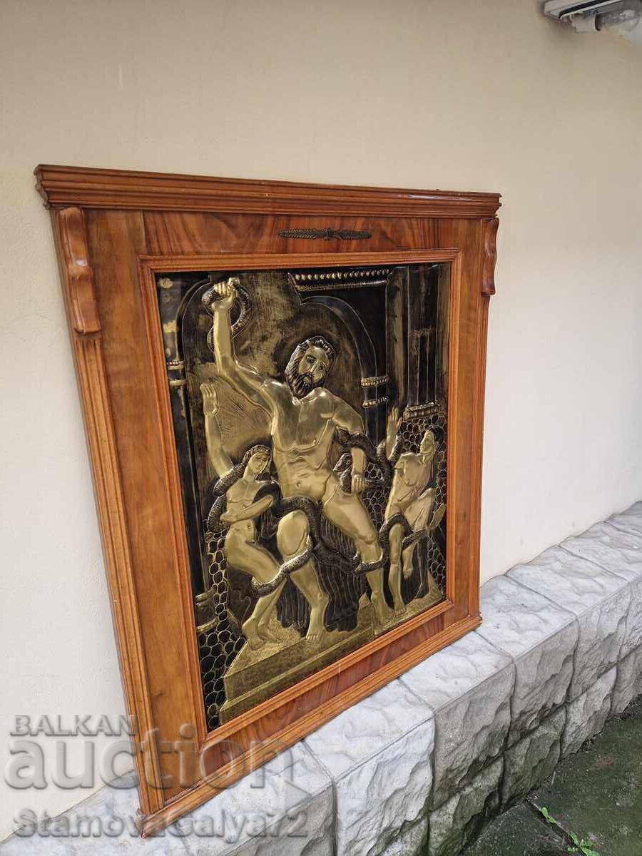 Υπέροχο πάνελ αντίκες από χαλκό - 6