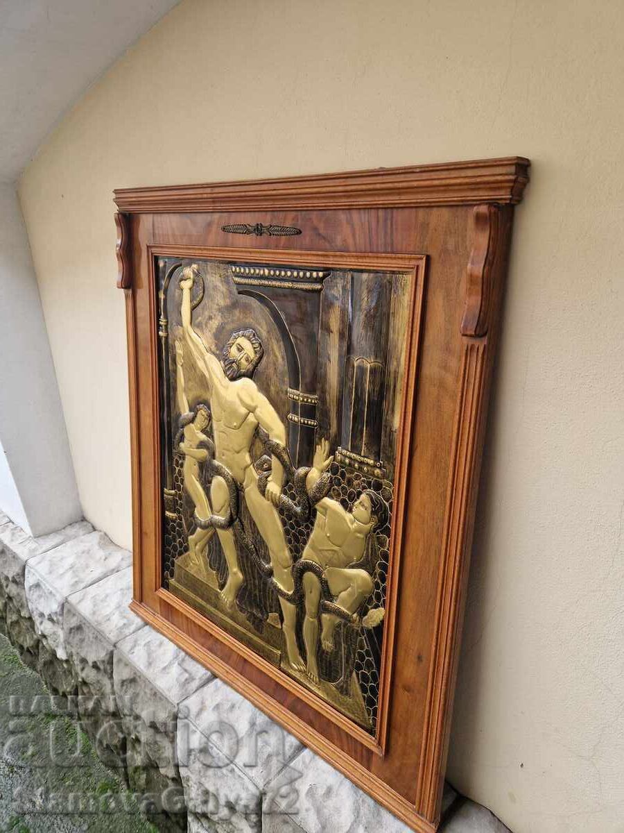 Υπέροχο πάνελ αντίκες από χαλκό - 7 Υπέροχο πάνελ αντίκες από χαλκό - 7