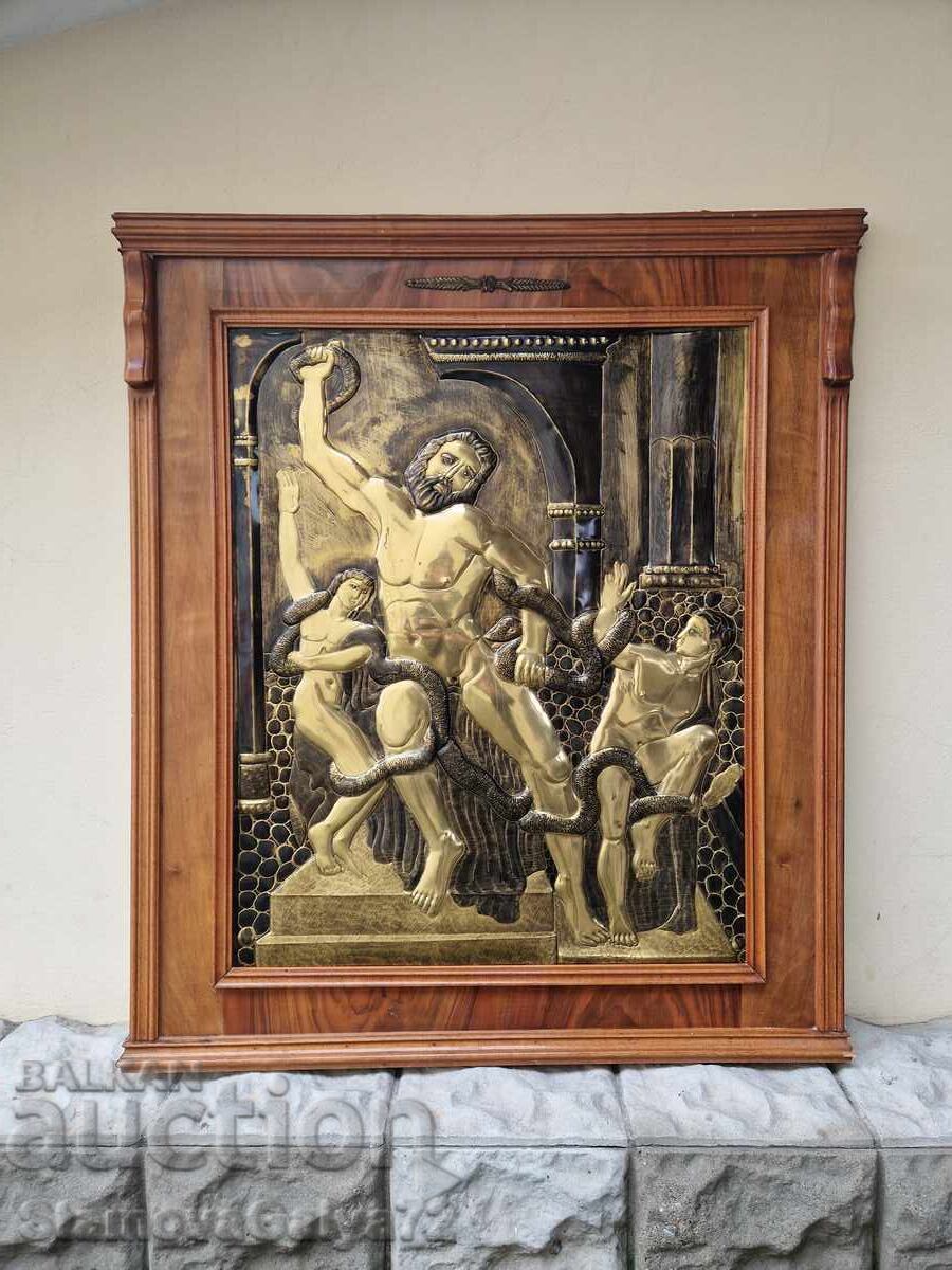 Υπέροχο πάνελ αντίκες από χαλκό Υπέροχο πάνελ αντίκες από χαλκό