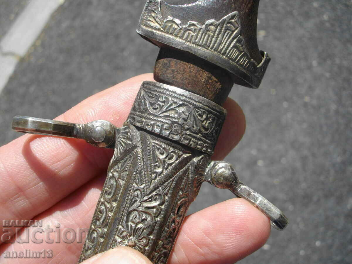 SILVER DAGGER KNIFE KUMAYA KHANJAR - 5 SILVER DAGGER KNIFE KUMAYA KHANJAR - 5