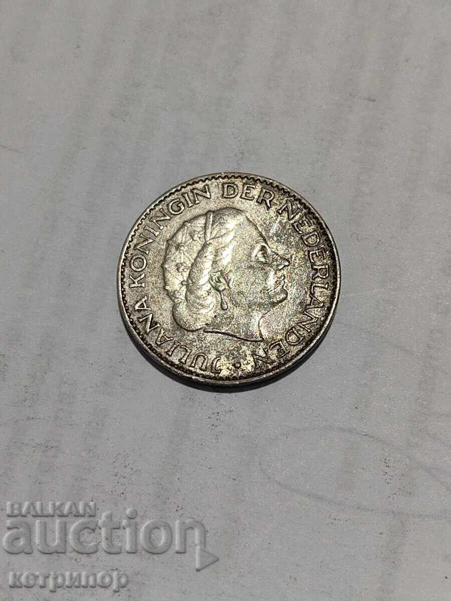 1 guilder 1955 Netherlands/ Netherlands/silver with price € 14.32 | 28.01 BGN 1 guilder 1955 Netherlands/ Netherlands/silver with price € 14.32 | 28.01 BGN