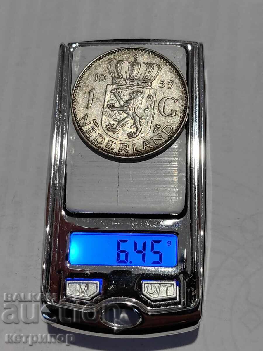 1 guilder 1955 Netherlands/ Netherlands/silver 1 guilder 1955 Netherlands/ Netherlands/silver
