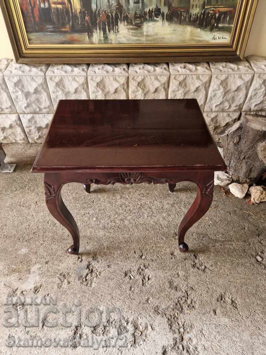 Wonderful antique English table, solid wood carving with price 198.00 BGN | € 101.24 Wonderful antique English table, solid wood carving with price 198.00 BGN | € 101.24