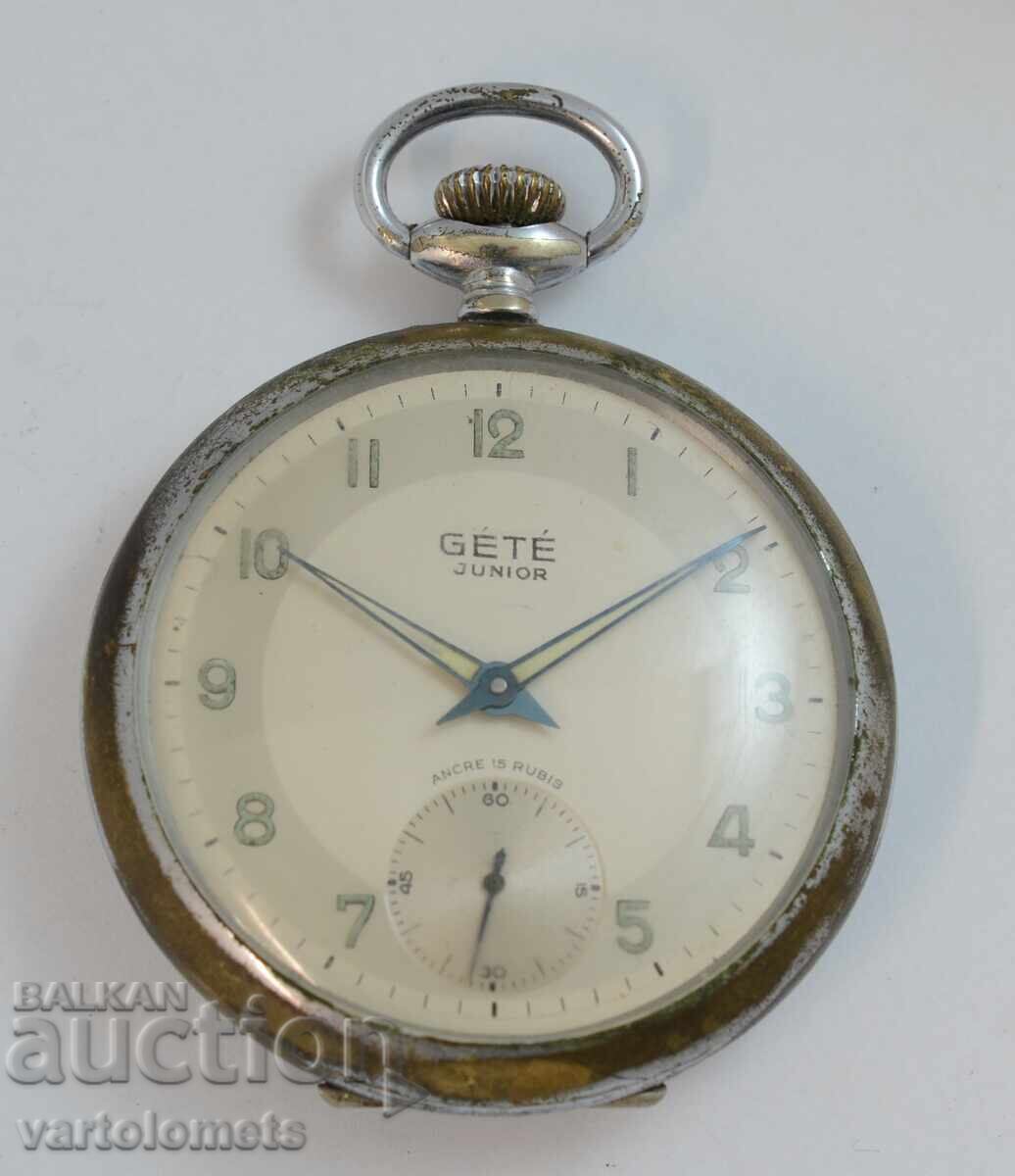 Antique pocket watch GETE JUNIOR - works