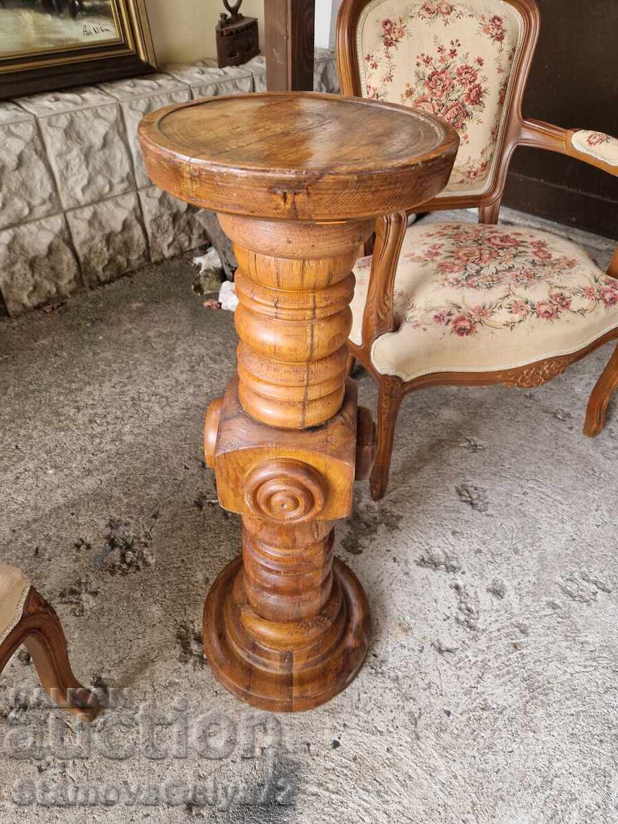 Old unique antique English wooden column - 5 Old unique antique English wooden column - 5