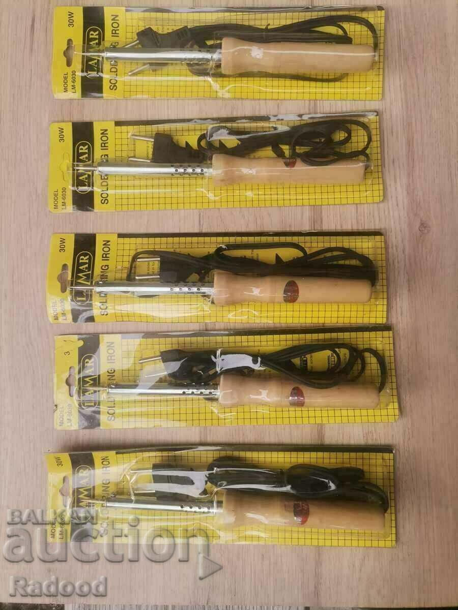 5 new soldering irons