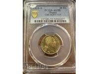 Moneda de aur 20 franci 1824-A