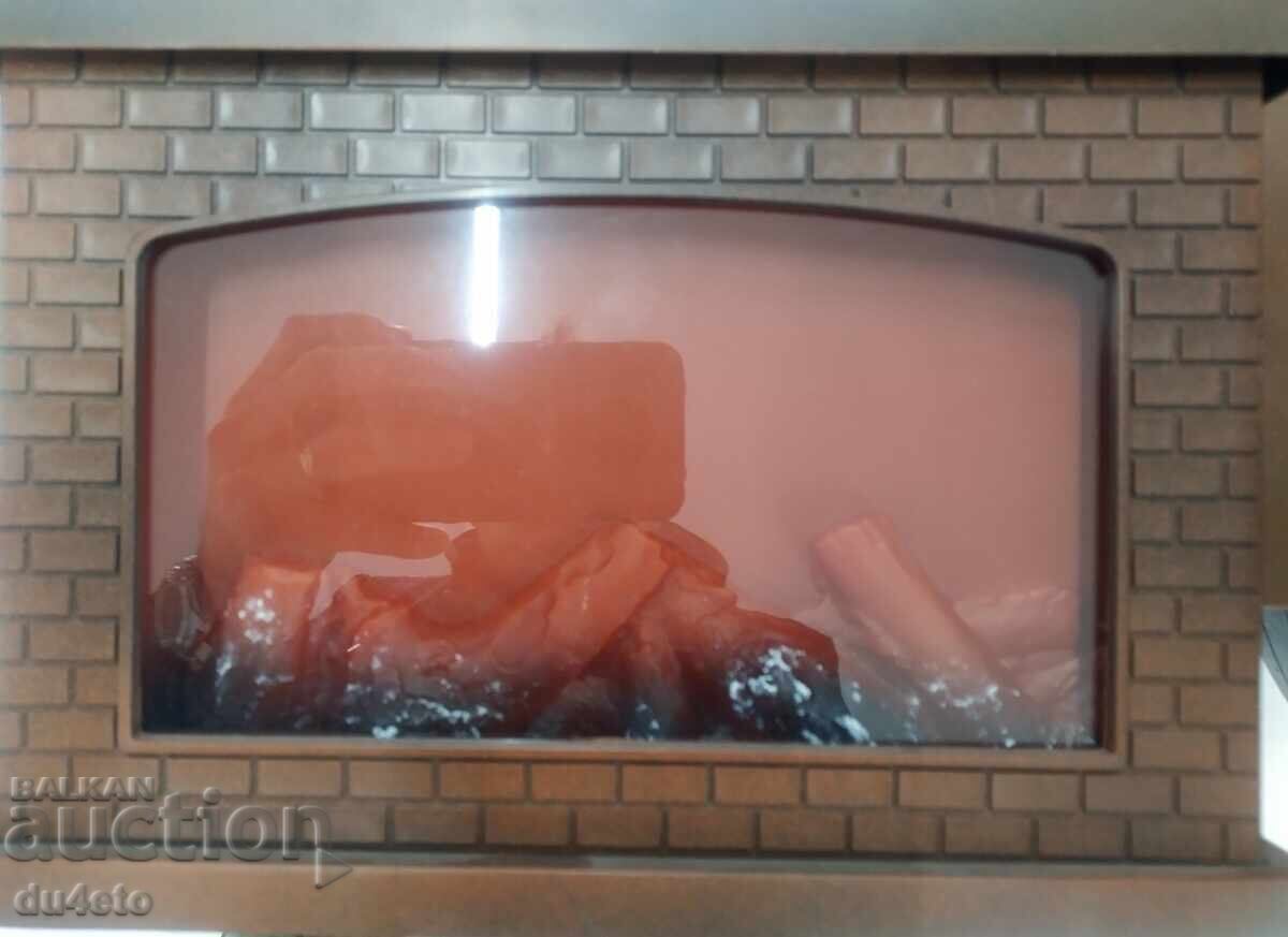 Decorative Fireplace Lantern - 28x12x20cm. Battery operated - 6 Decorative Fireplace Lantern - 28x12x20cm. Battery operated - 6