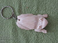 Camel bone frog key chain, exquisite workmanship