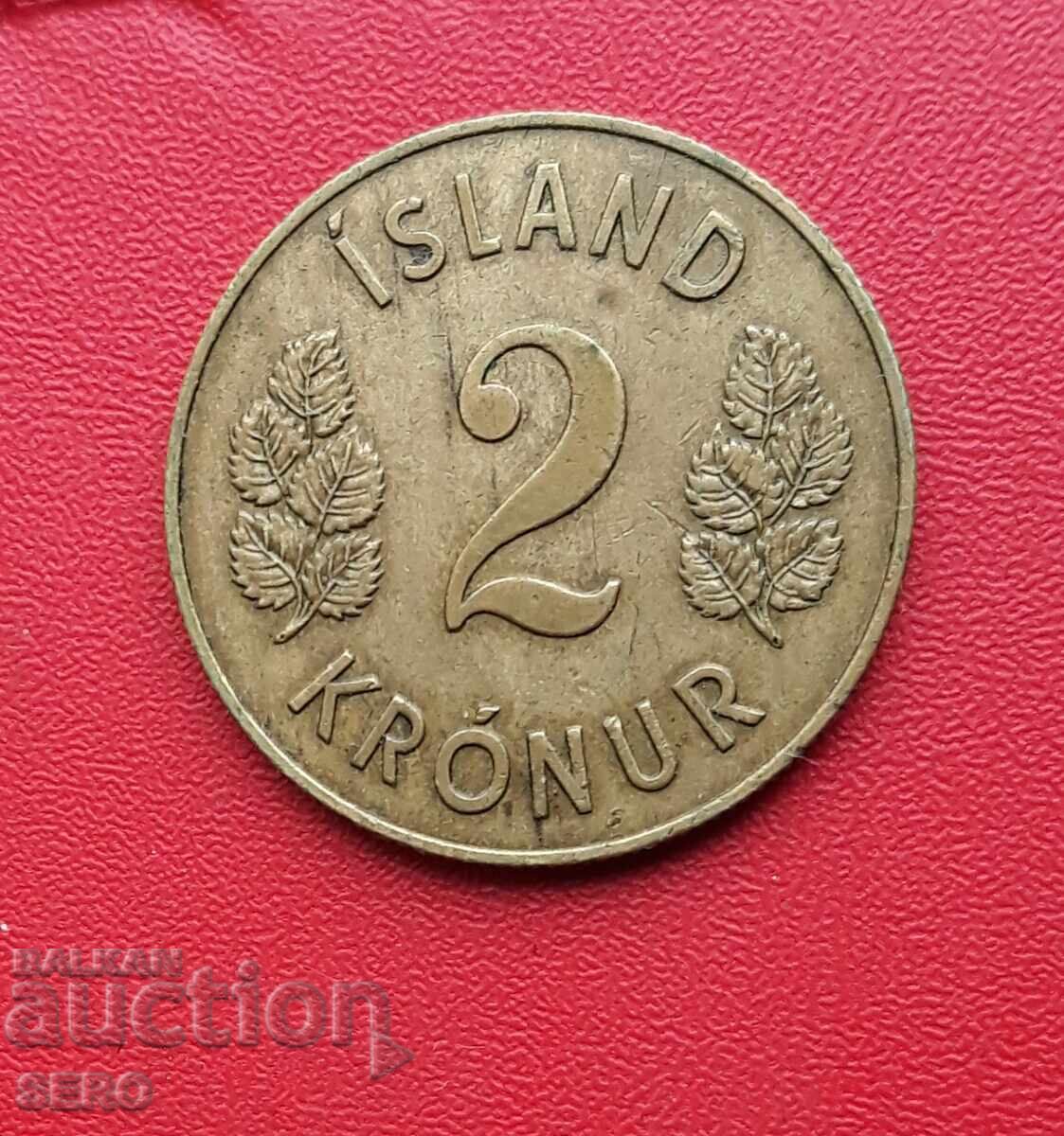 Islanda - 2 coroane 1958