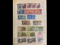 Lot de timbre vechi din Italia - Din 1945 pana in 1990 - 499 bucati