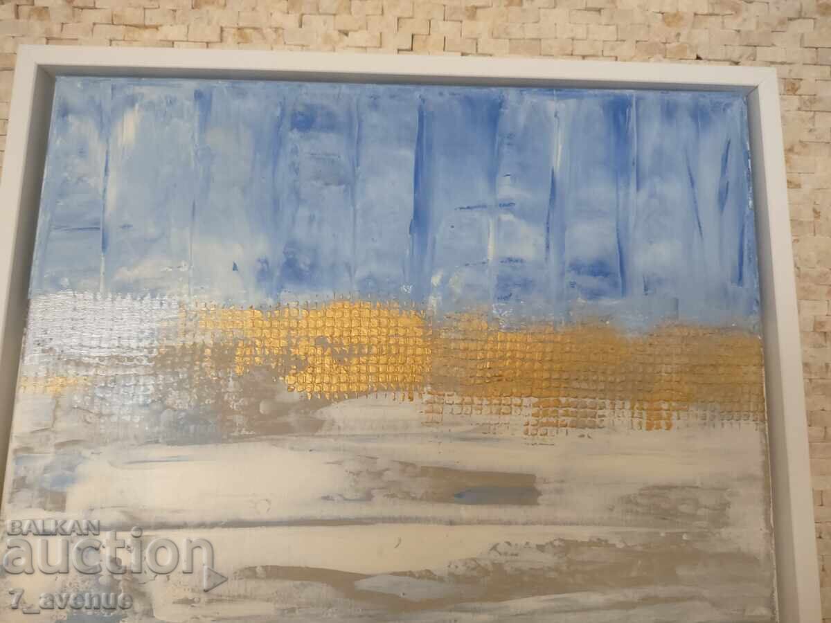 Acrylic painting on canvas, 30/40 cm "Water changes everything" - 6