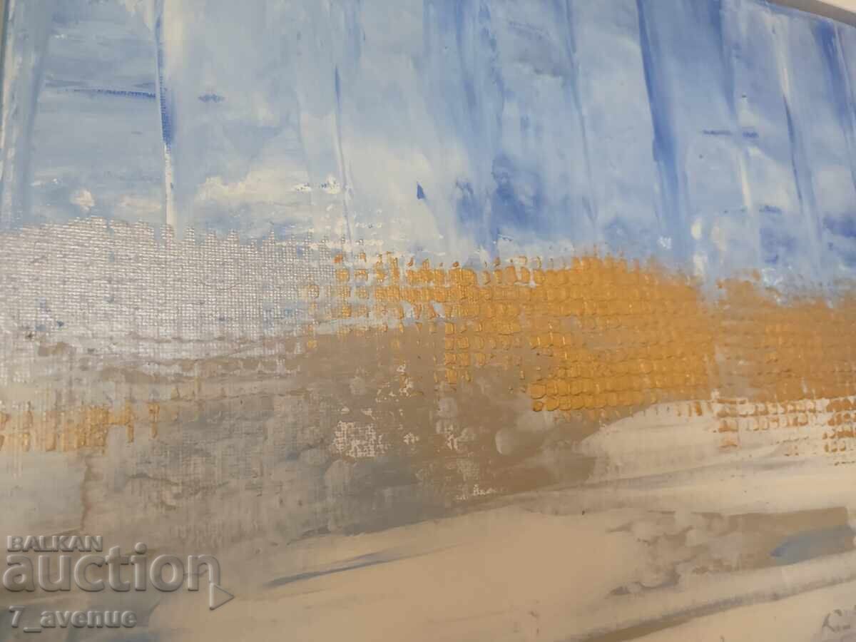 Acrylic painting on canvas, 30/40 cm "Water changes everything" - 7