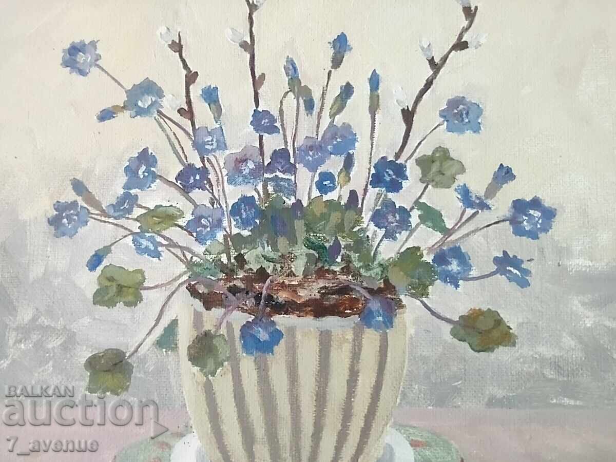 Auction Original oil painting on canvas, 40/40 cm Auction Original oil painting on canvas, 40/40 cm