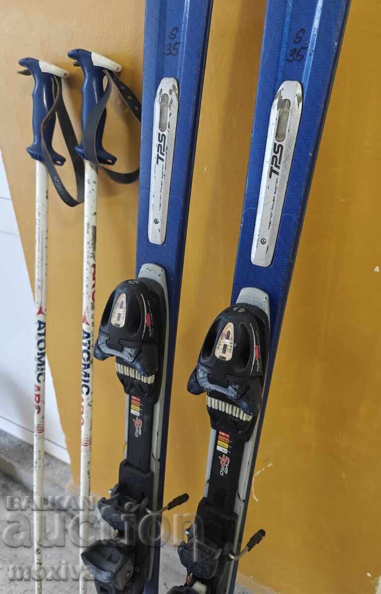 Ski Head 163 cm. + Tyrolia automatic skis + poles with price 65.00 BGN | € 33.23 Ski Head 163 cm. + Tyrolia automatic skis + poles with price 65.00 BGN | € 33.23