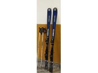 Ski Head 163 cm. + Tyrolia automatic skis + poles