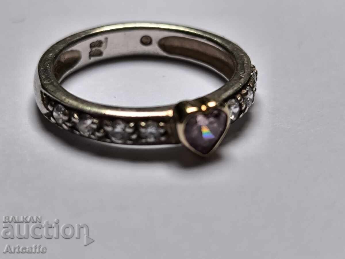 Women's silver ring