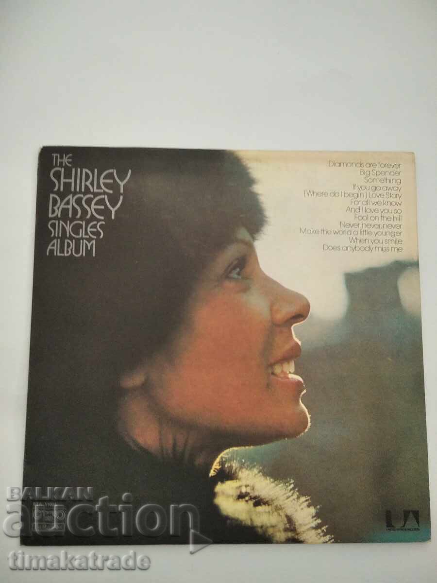 Placa BTA 11008 Shirley Bassey. Single-ul Shirley Bassey