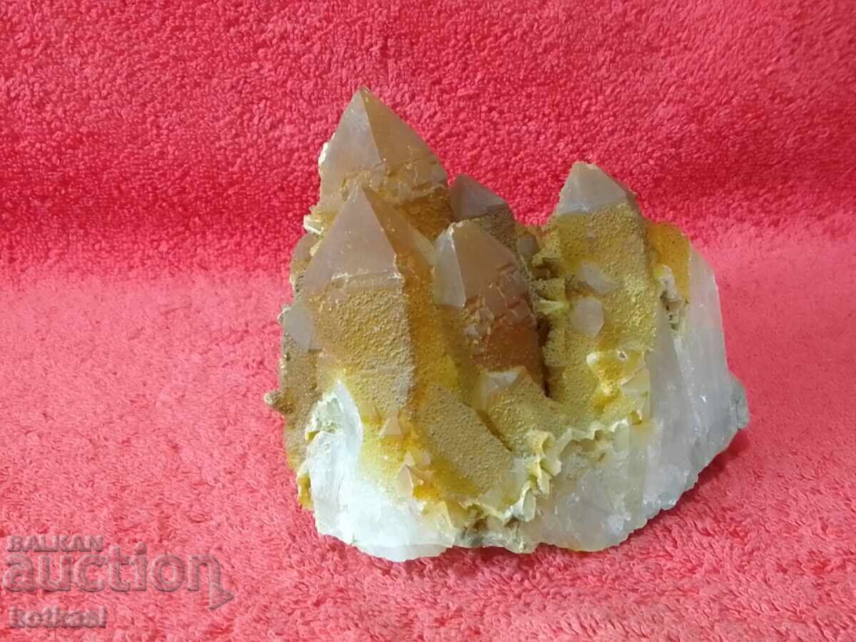 Semi-precious stone Quartz Druse 987 grams - 5