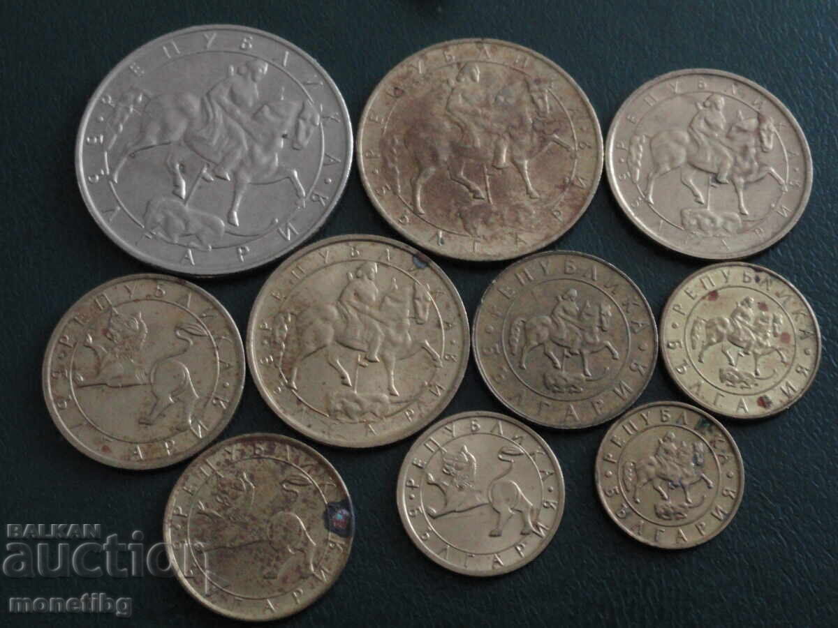 Παράδοση Βουλγαρία 1992-97 - Ανταλλάξτε νομίσματα (10 τεμάχια) Παράδοση Βουλγαρία 1992-97 - Ανταλλάξτε νομίσματα (10 τεμάχια)