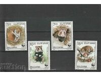 България 1994г Фауна WWF - ХамстериБК№4136/9 чисти