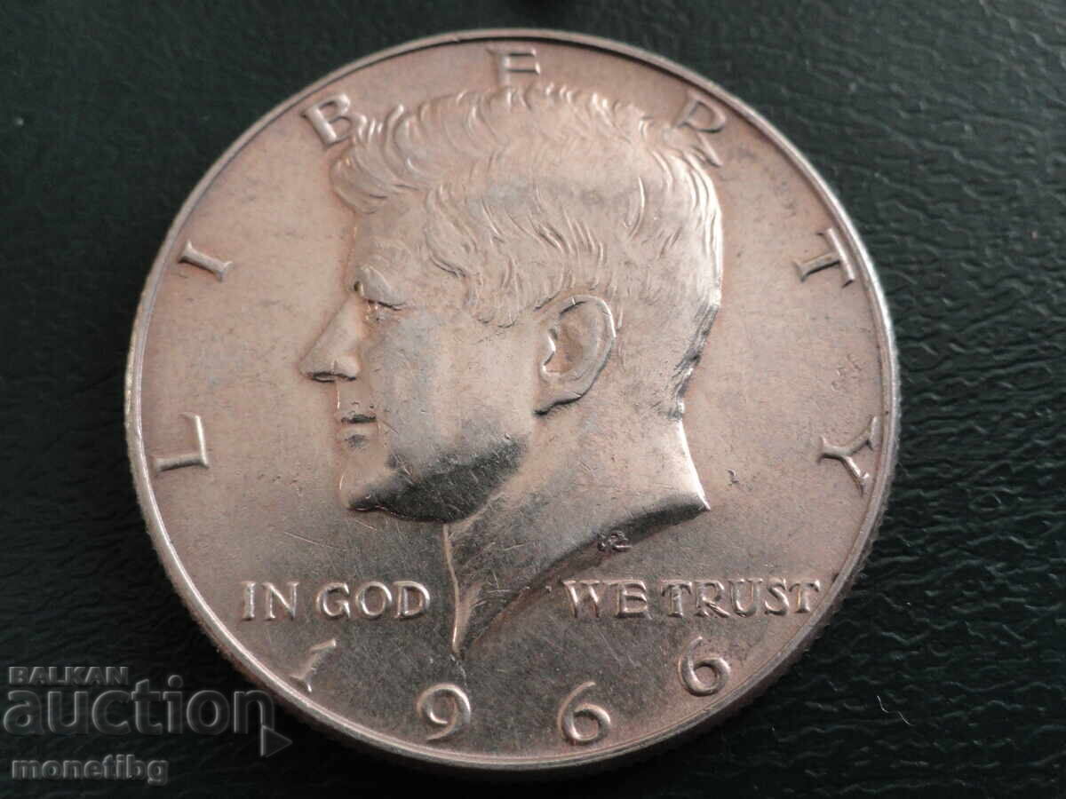 SUA 1966 - Jumătate de dolar - 5 SUA 1966 - Jumătate de dolar - 5