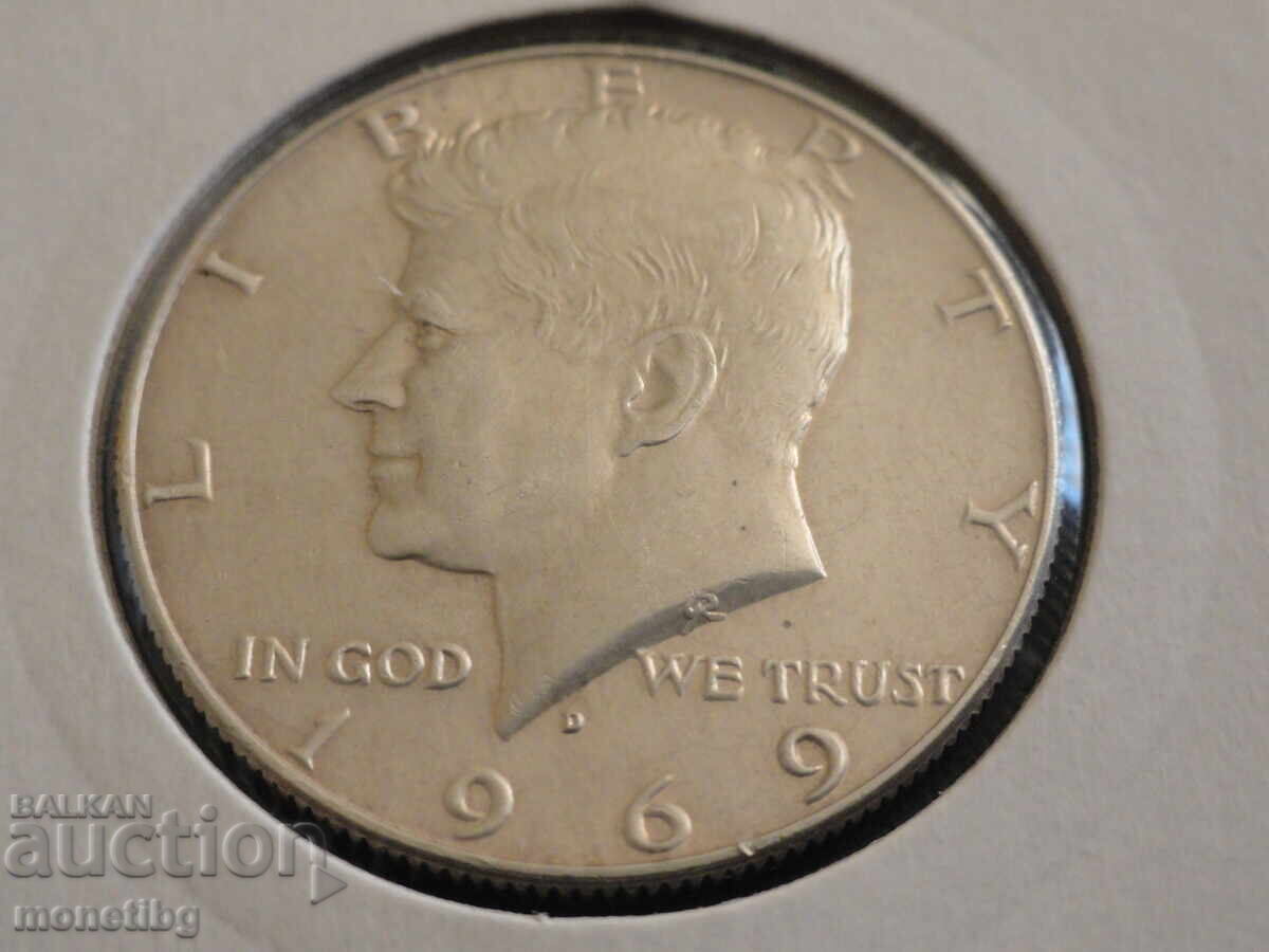 USA 1969 - Half Dollar (D) - 5 USA 1969 - Half Dollar (D) - 5