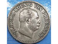 1 Grosz 1869 With Prussia King Wilhelm Germany silver