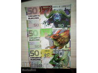 SET CANBERRA BANK - 50 NOMISM UNC BUFFALO RABBIT SERPE