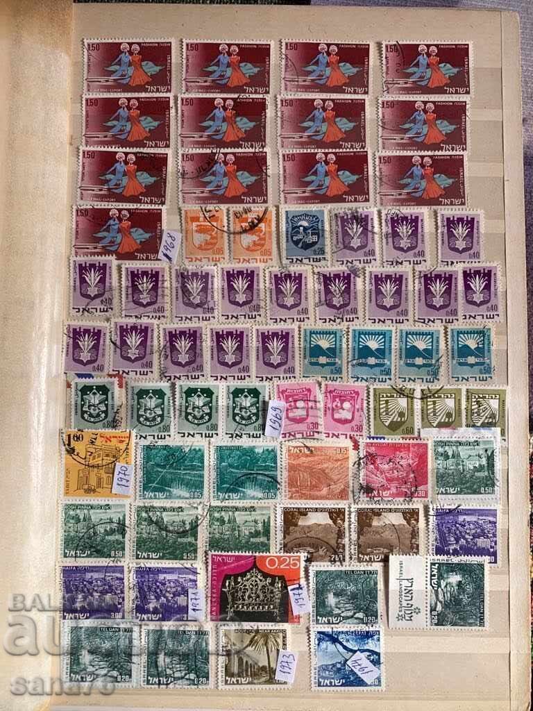 Delivery of Lot, collection of old stamps from Israel - From 1948 to 1984 - 264 issues Delivery of Lot, collection of old stamps from Israel - From 1948 to 1984 - 264 issues