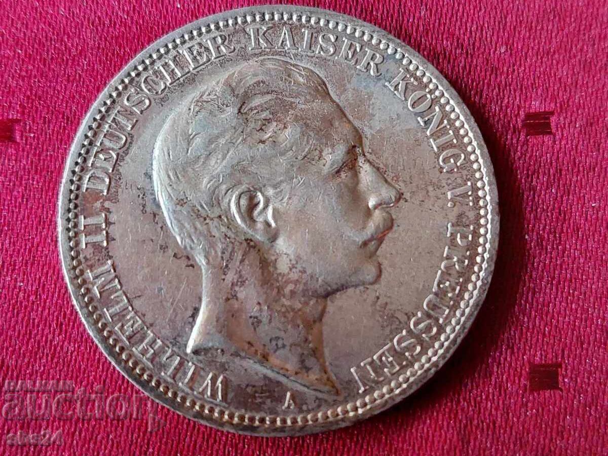 3 Marks 1912 Prussia with price 70.00 BGN | € 35.79 3 Marks 1912 Prussia with price 70.00 BGN | € 35.79