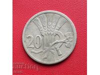 Czechoslovakia-20 Haler 1924