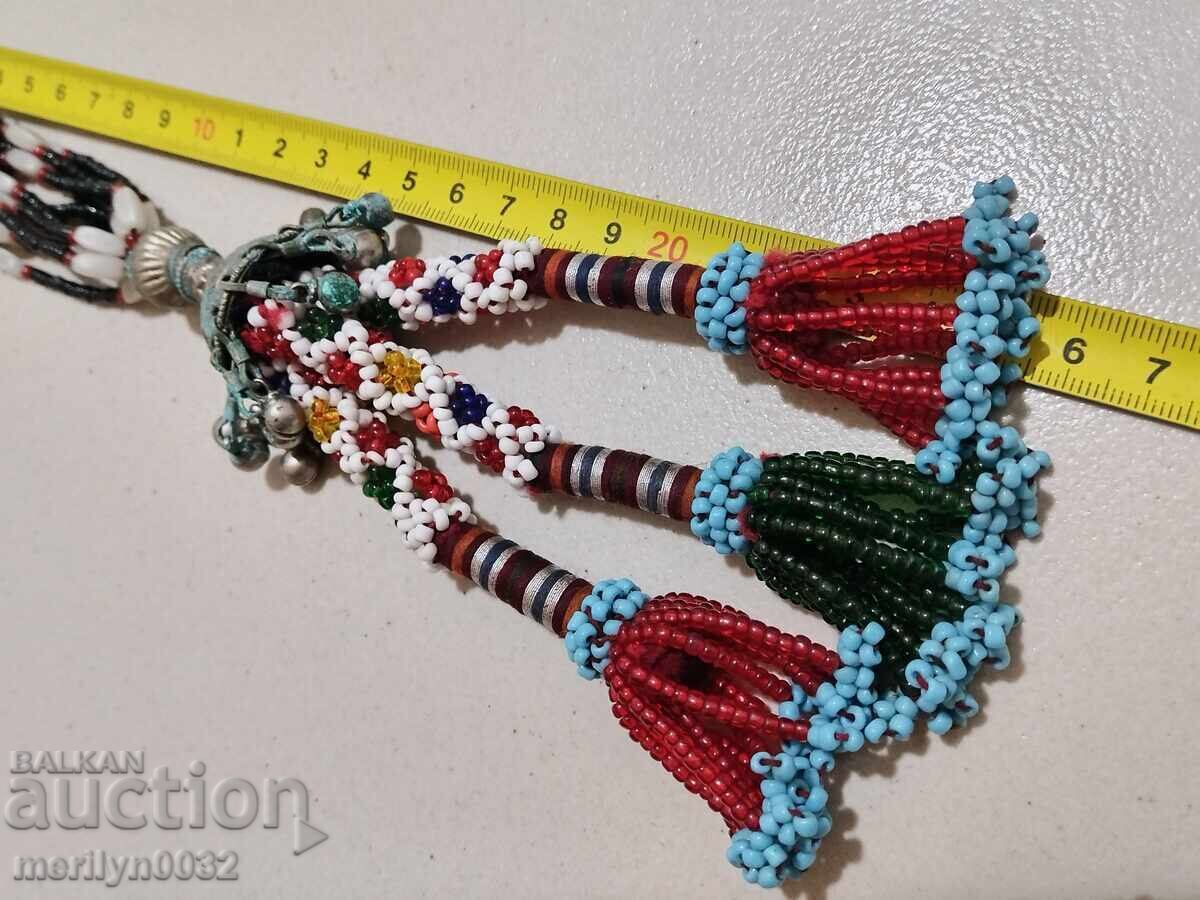 Auction Beaded jewelry pendant from cheese Sachan ornament Sintsi Auction Beaded jewelry pendant from cheese Sachan ornament Sintsi