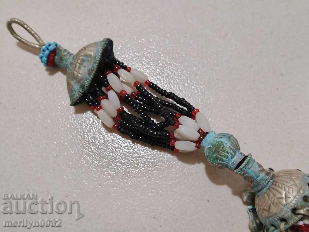 Beaded jewelry pendant from cheese Sachan ornament Sintsi - 7 Beaded jewelry pendant from cheese Sachan ornament Sintsi - 7