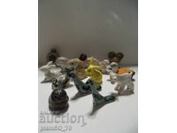 No.*7809 old small porcelain and ceramic figurines -lot- 13