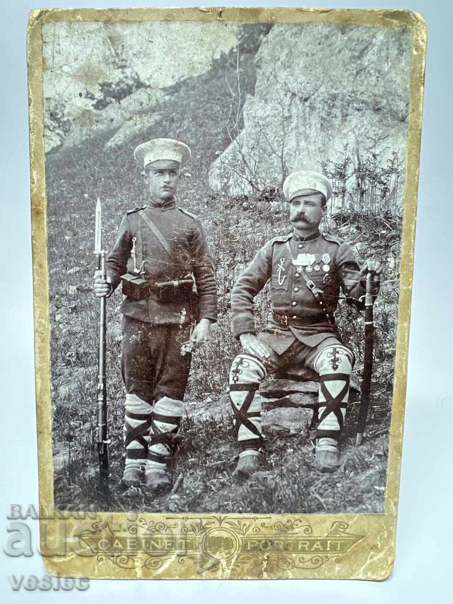 1902 Hard Photo Officers Border Guards Eastern Rumelia Border