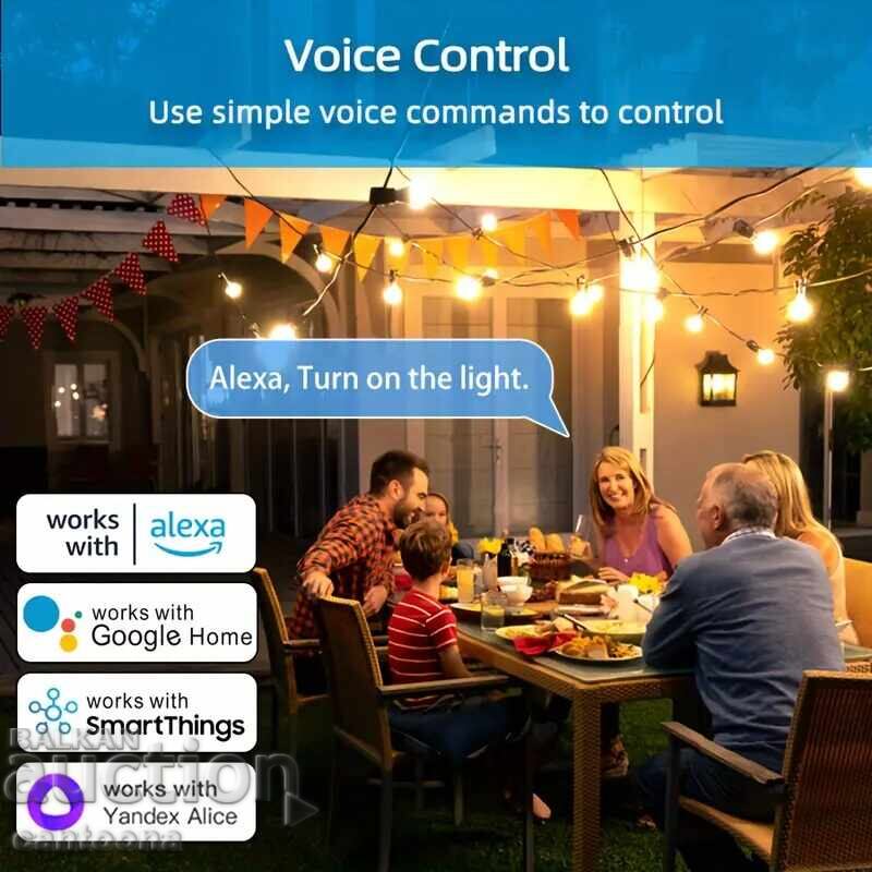 Auction Smart WiFi socket, energy monitoring, voice commands, 16A Auction Smart WiFi socket, energy monitoring, voice commands, 16A