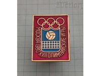 OLIMPII MOSCOVA 1980 FOTBAL URSS INSIGNA