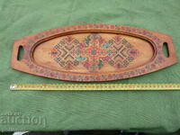 Old wooden tray