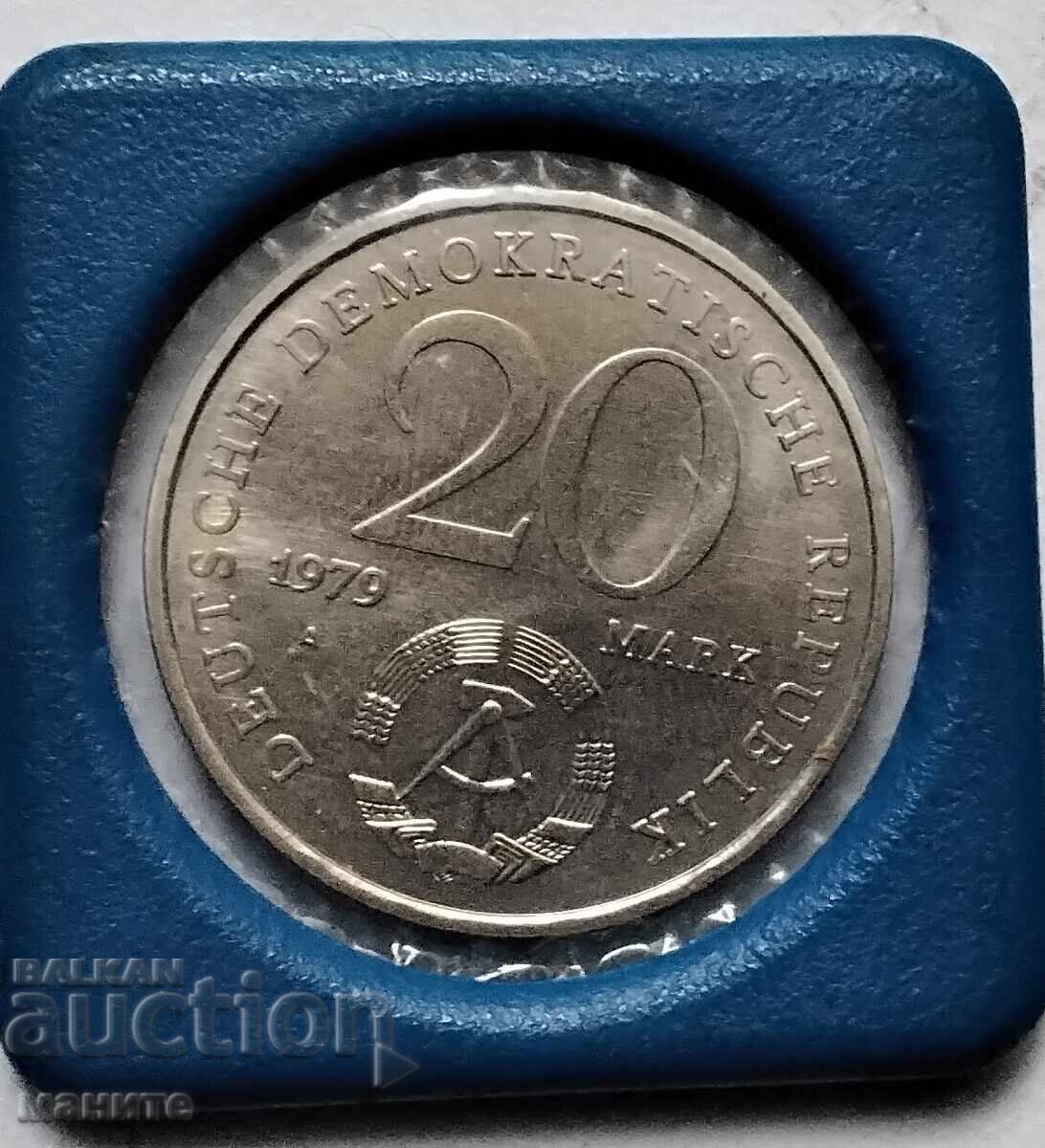 20 de timbre RDG 1979