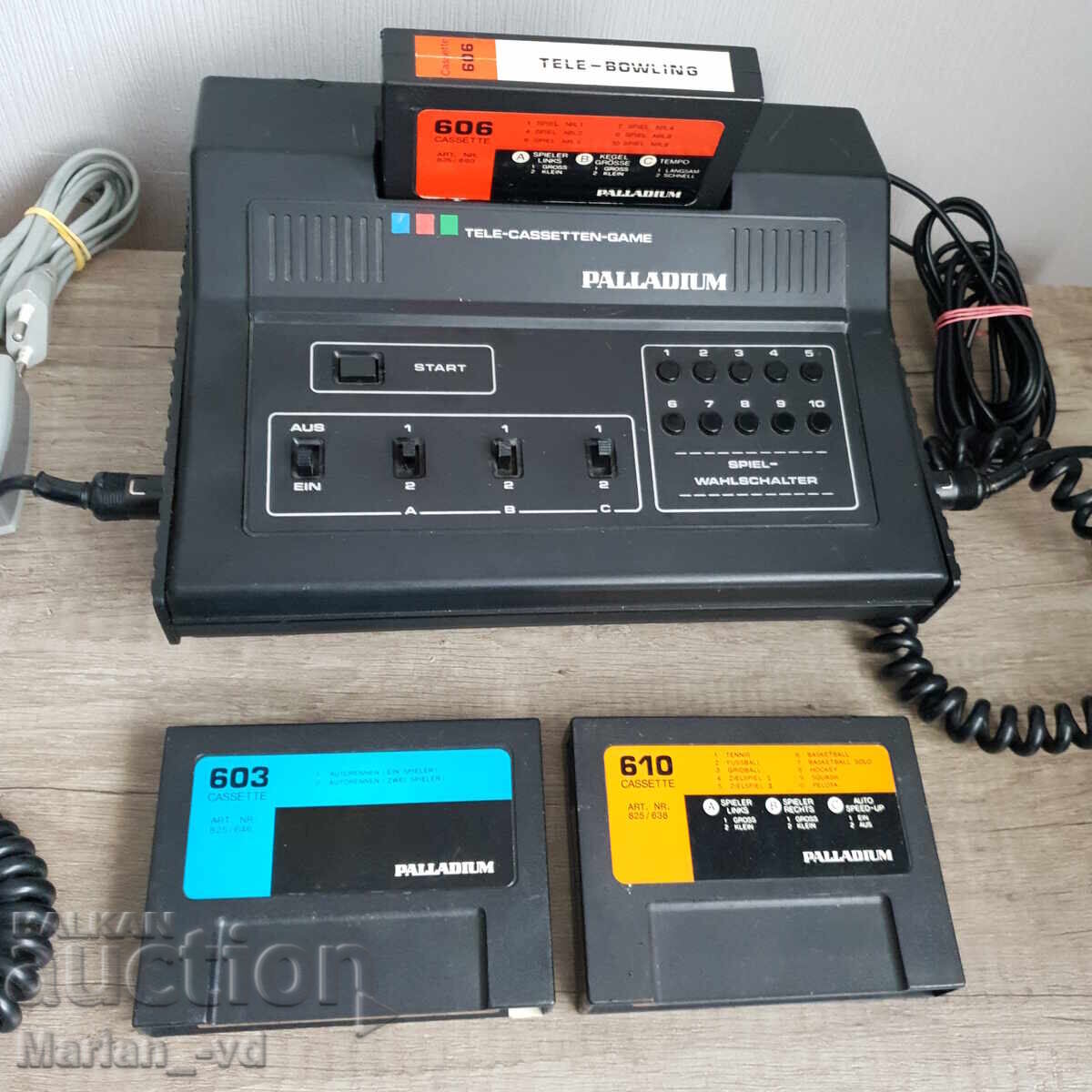 Auction Old German Palladium Tele-Cassetten-Game Auction Old German Palladium Tele-Cassetten-Game