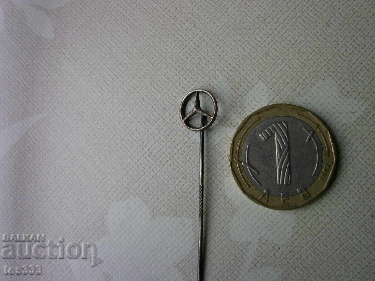 Доставка на Значка посребрена Мерцедес Бенц