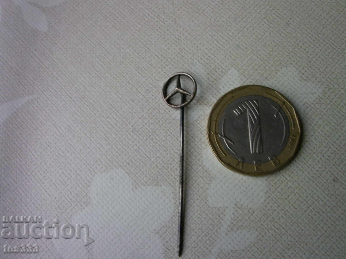 Значка посребрена Мерцедес Бенц - 5