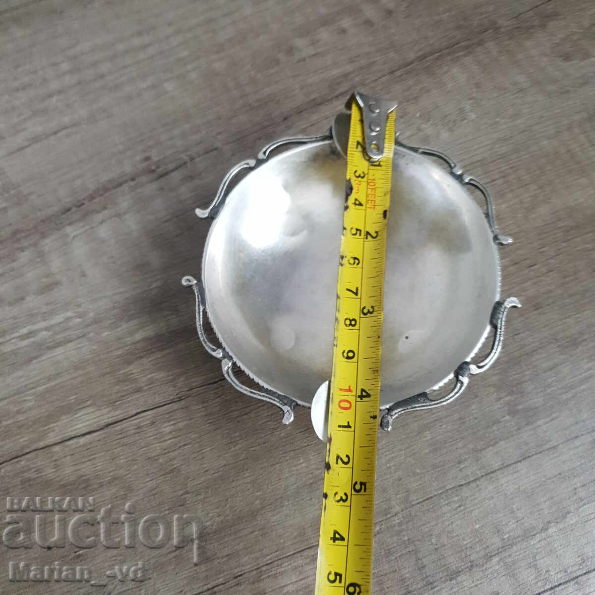 Old silver-plated ashtray - 5 Old silver-plated ashtray - 5