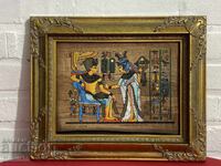 Egyptian papyrus with available signature