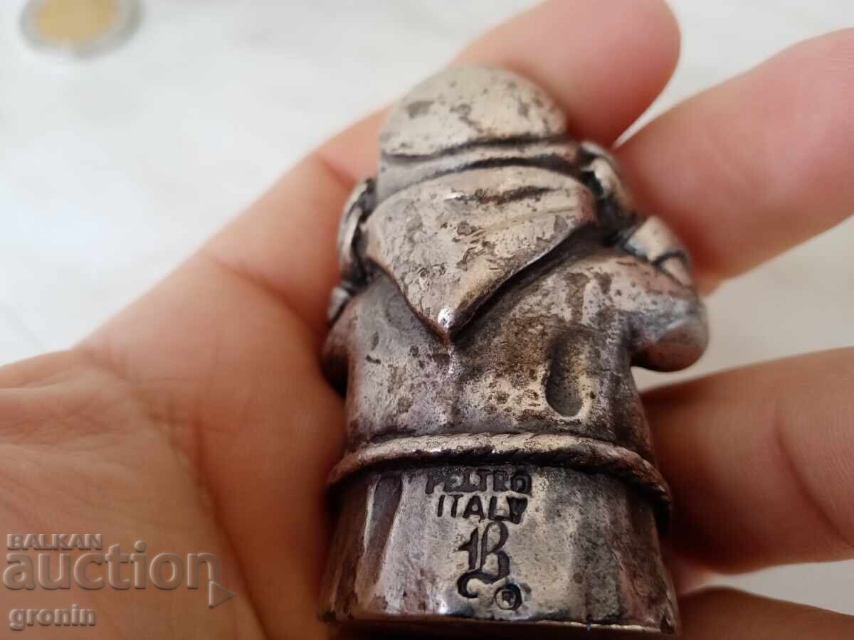 Figure, marked, Italy, monk singing, vintage, Italy, Pewter with price 75.00 BGN | € 38.35 Figure, marked, Italy, monk singing, vintage, Italy, Pewter with price 75.00 BGN | € 38.35